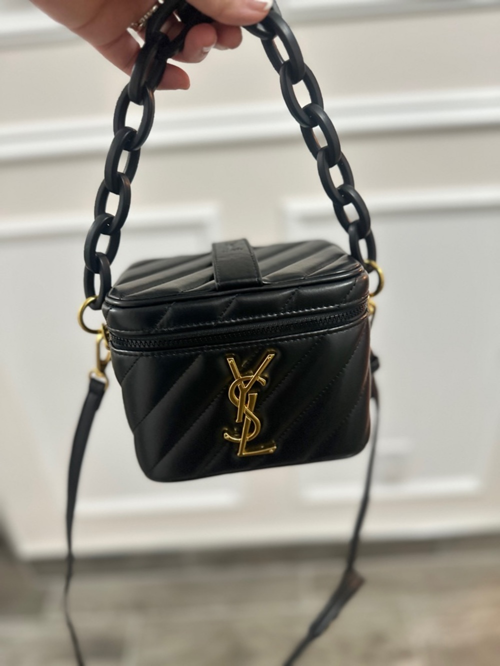 Saint Laurent Black Quilted Leather VANITY GWP (Novelty) - Picture 9 of 13